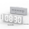 LED Mirror Digital Alarm Clock with Temperature Display