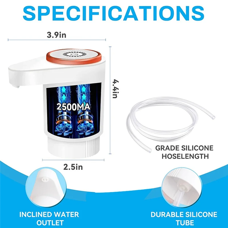 Cordless Water Table Pump for Kids