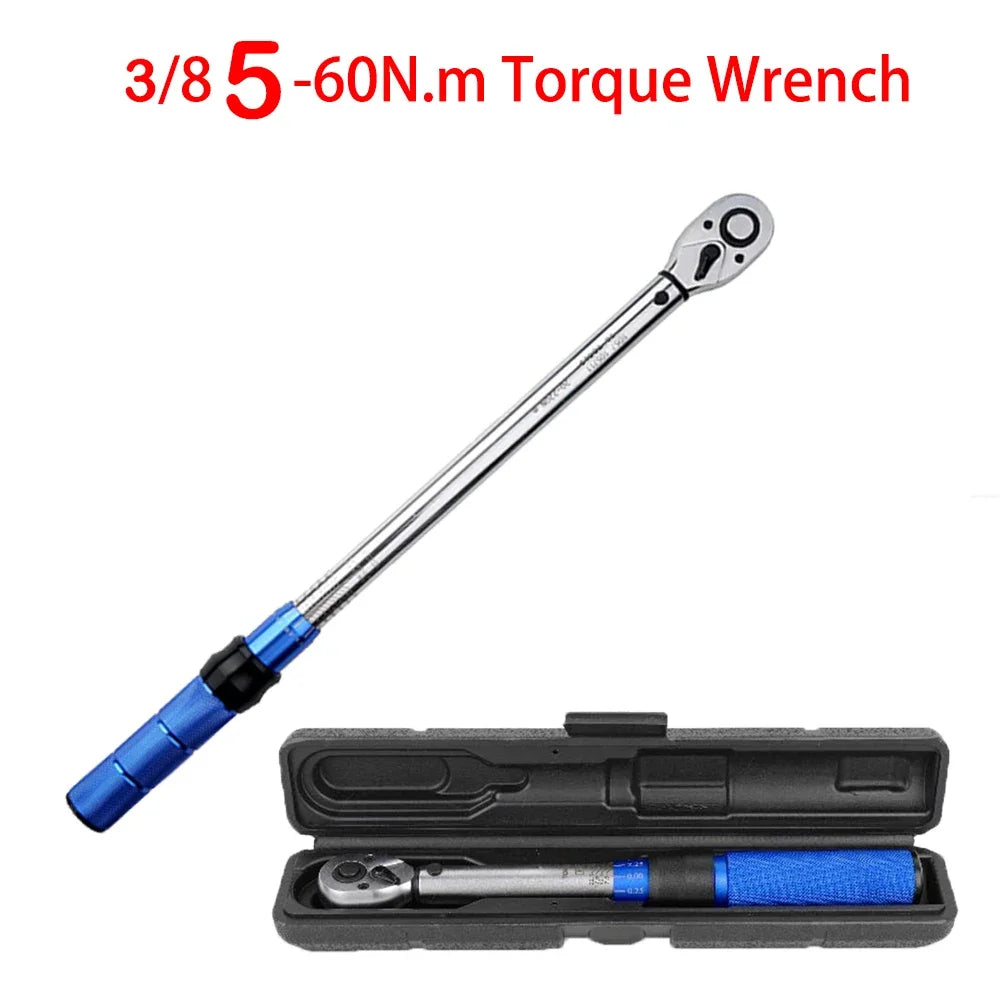 3/8" Drive Torque Wrench (5-60 N.m) with ±3% Accuracy
