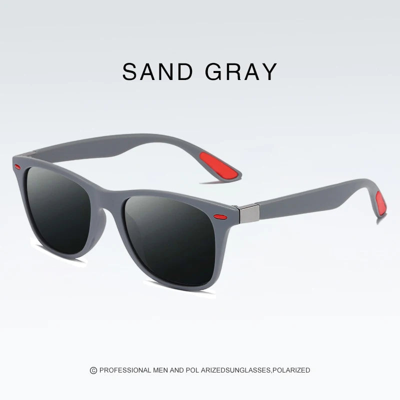 Retro Rectangle Sunglasses with UV400 Protection