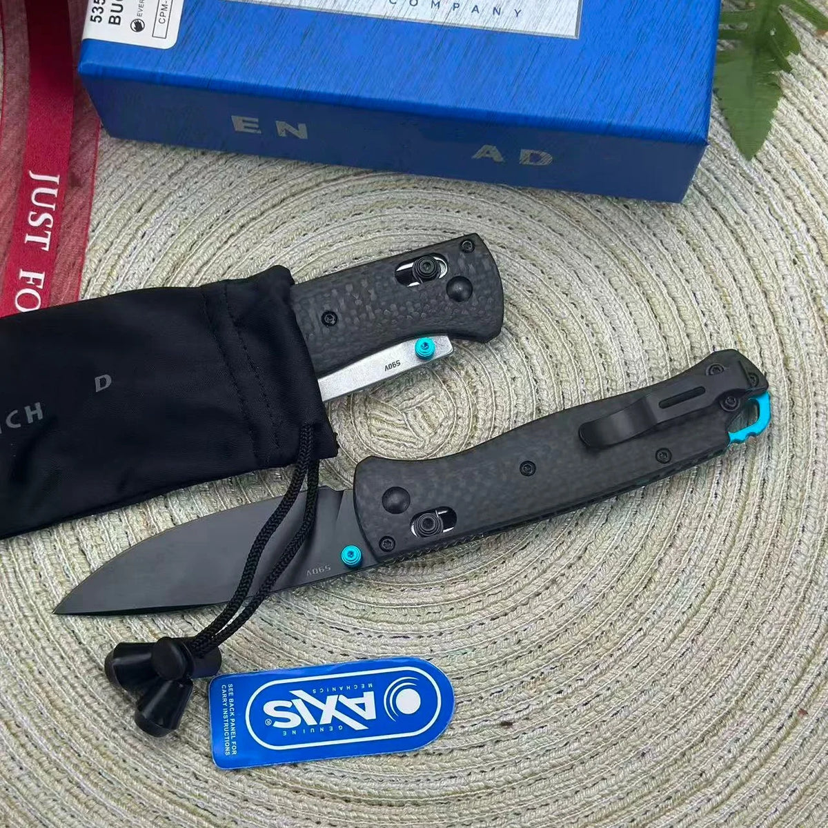 Premium S90V Steel Folding Knife with Carbon Fiber Handle