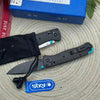Premium S90V Steel Folding Knife with Carbon Fiber Handle