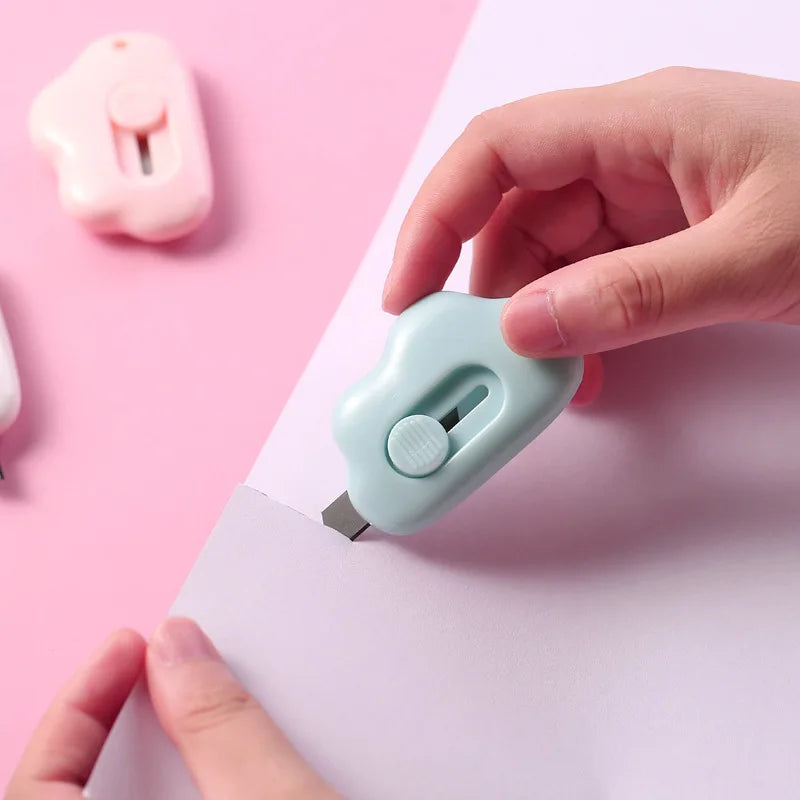 Cloud Mini Safety Cutter – Compact Letter Opener & Box Cutter