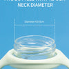 Wide Mouth Silicone Baby Bottle Nipple - Breast-Like Natural Flow