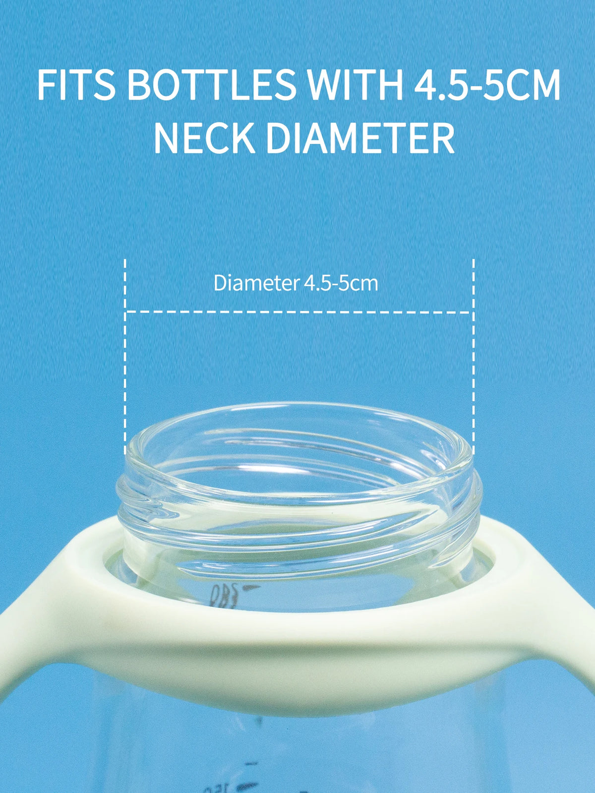 Wide Mouth Silicone Baby Bottle Nipple - Breast-Like Natural Flow