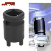 Black 4-pin lock nut removal socket for electric bikes