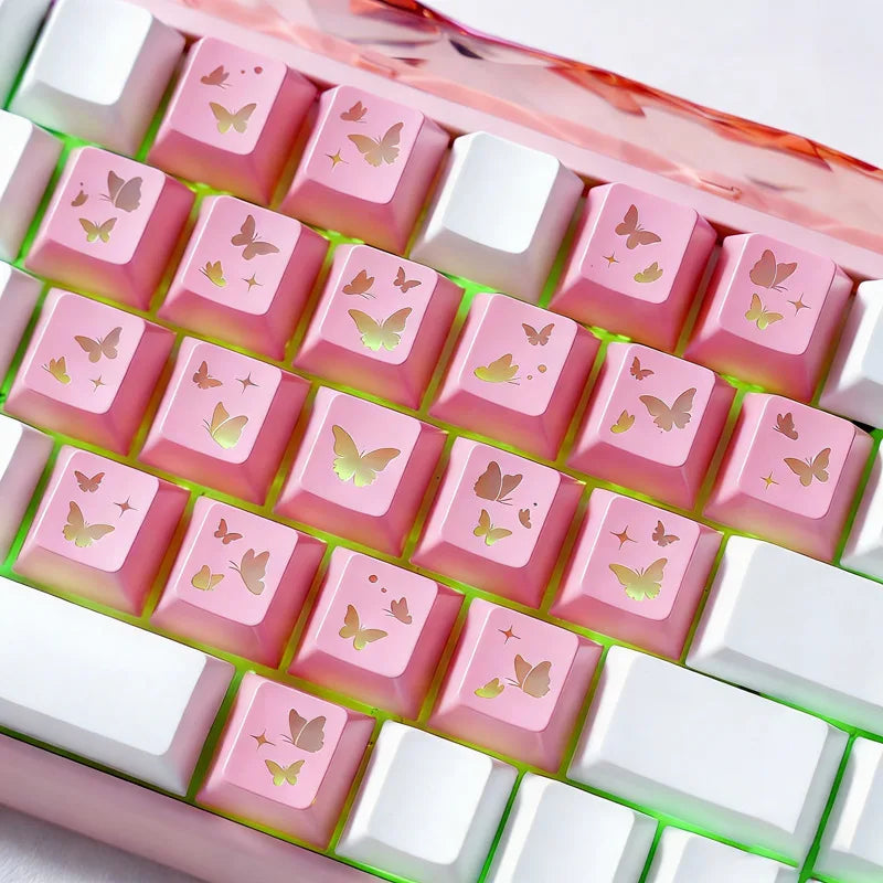 Butterfly Design Keycap Set for Mechanical Keyboards
