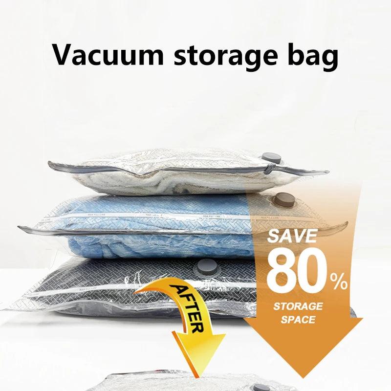 Electric Vacuum Compression Bags with Rechargeable Pump