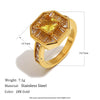 Art Deco Statement Ring with Cubic Zirconia