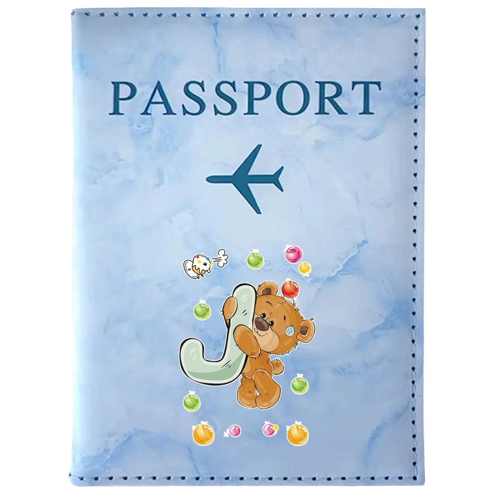 Classic Vintage Leather Passport Holder with Card Slots