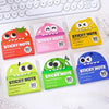 Pearlescent Self-Adhesive Memo Pads with Pull-Out Design