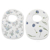 Soft Cotton Baby Bibs with Waterproof Backing – Set of 2