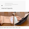 Compact Bow Tri-Fold Wallet with Multiple Card Slots