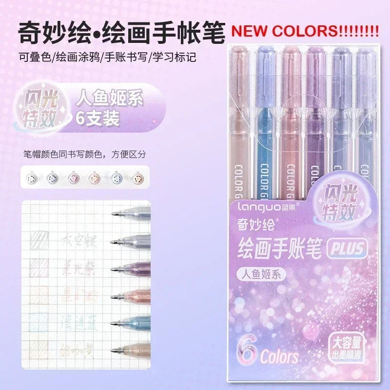 3D Embossed Acrylic Gel Pens - 6/144 Color Options