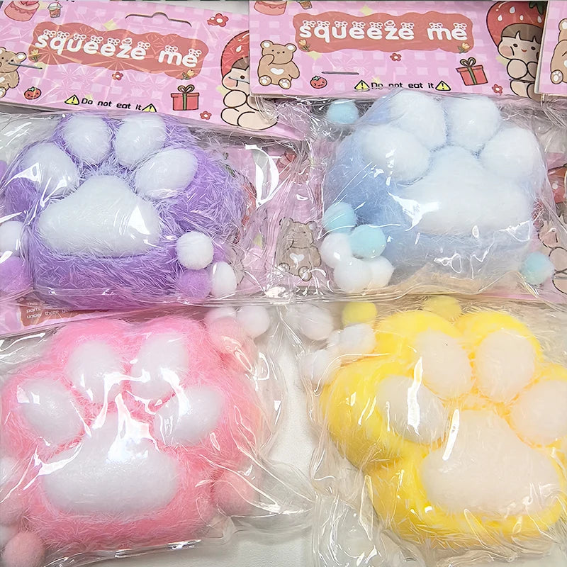 Cute Cat Paw Stress Relief Squishy Toy