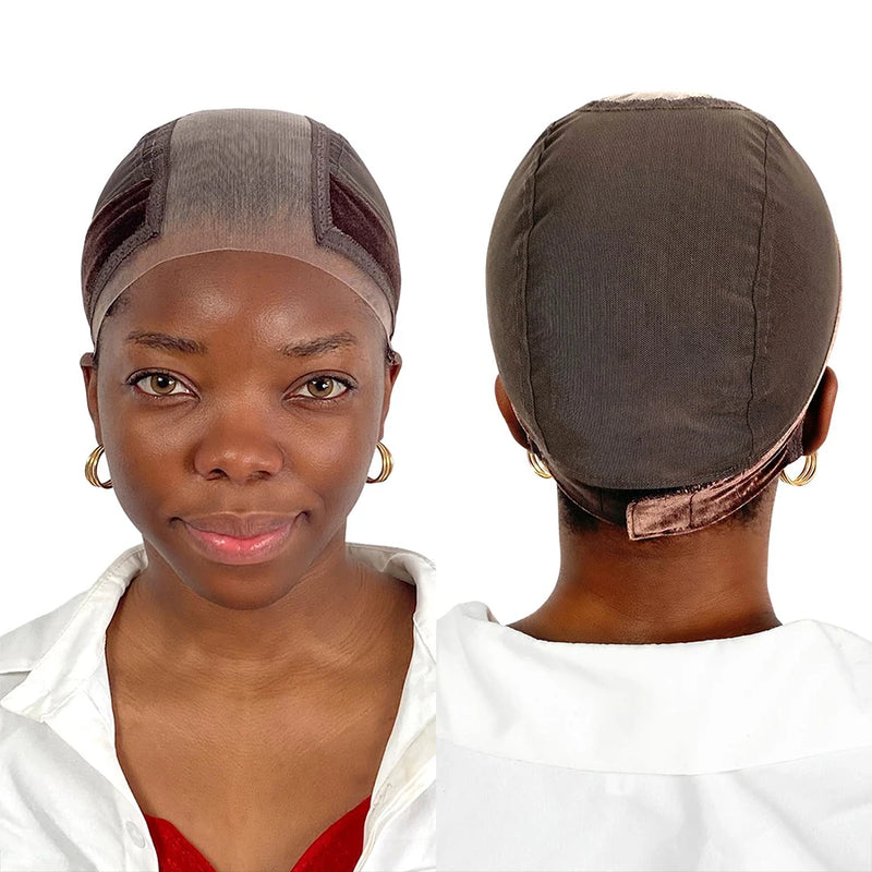 Verstellbare Lace-Wig-Cap mit Samtgriff