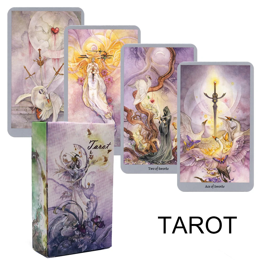 Shadows Tarot Card Deck - 78 Mystical Cards for Divination and Games
