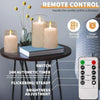 Set of 3 LED Flameless Candles with Remote and Timer