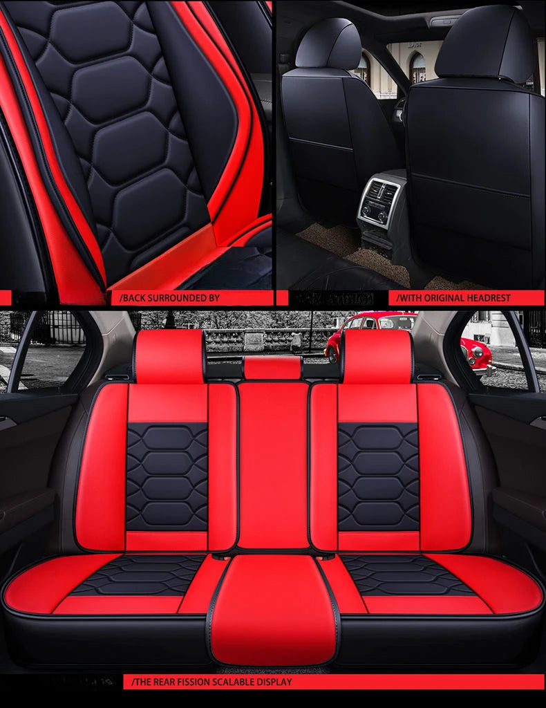 Luxury Universal Car Seat Cover Set – Full Front & Rear Protection