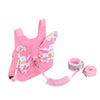 Toddler Safety Harness with Cute Backpack and Parent Wristband