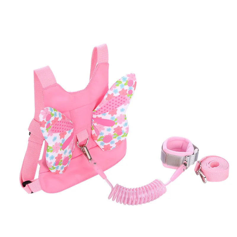 Toddler Safety Harness with Cute Backpack and Parent Wristband