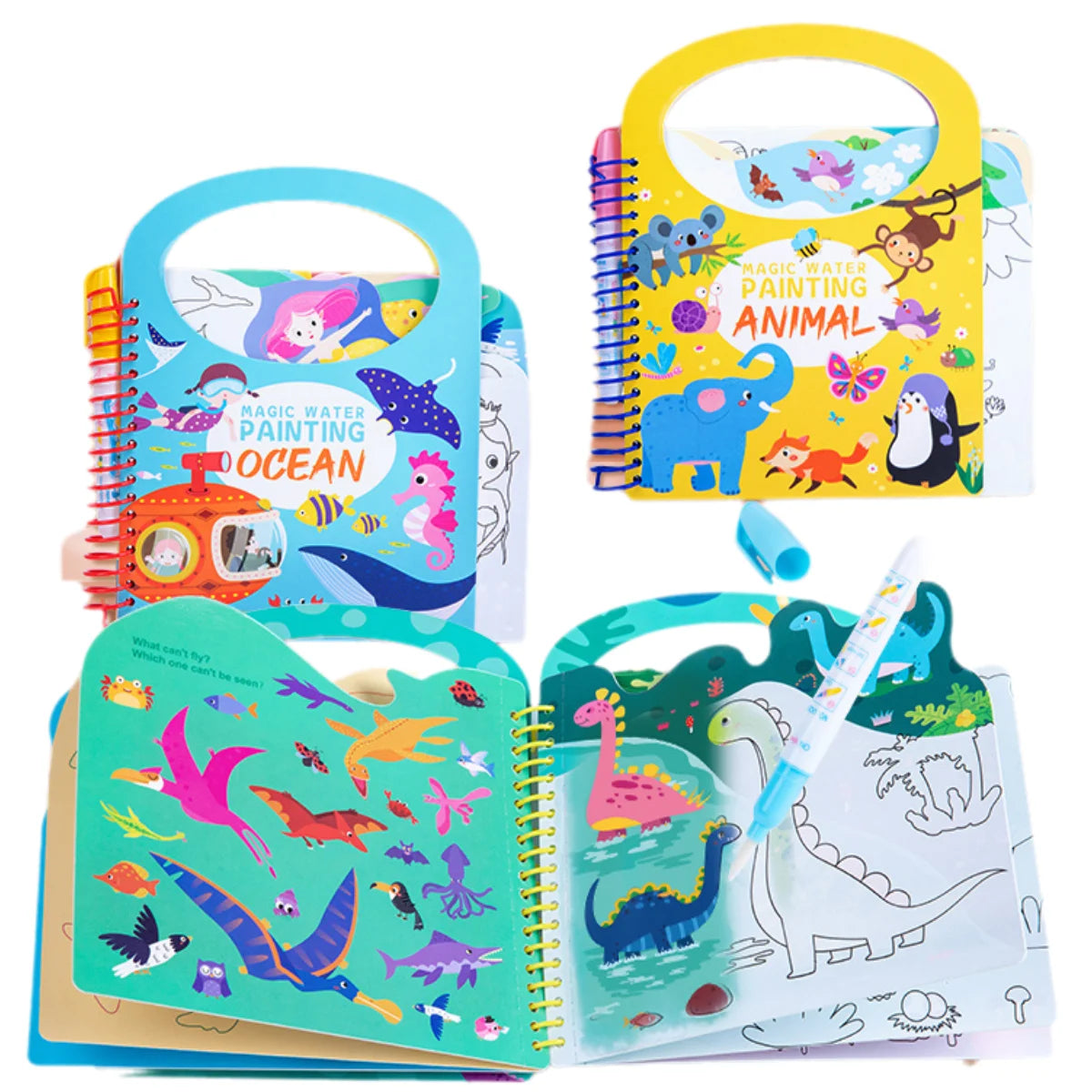 Reusable Water Drawing Book for Kids