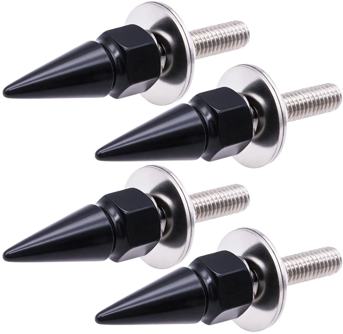 M6 License Plate Screw & Nut Set with 6-Point Thread Repair Tool
