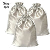 Satin Wig Storage Bags with Drawstring Closure