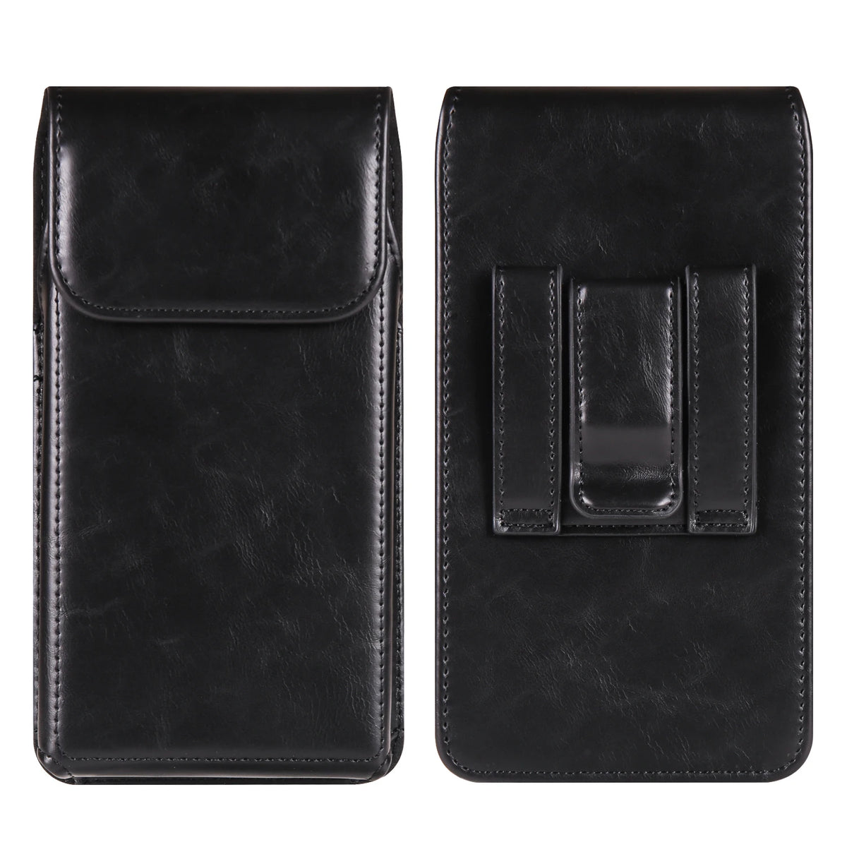 Genuine Leather Belt Clip Phone Holster for Men