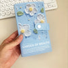 Flower-Print Cash Budget Planner with 100 Pockets