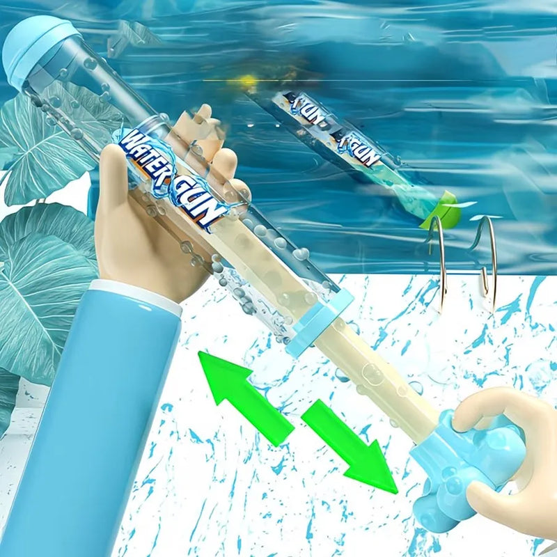 Pistolet à eau interactif à tir par traction