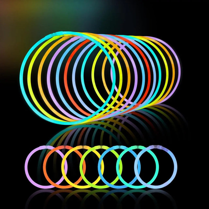 Palillos para Fiesta con Luz Nocturna y Conectores