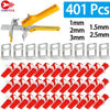 Tile Leveling System with Clips, Wedges & Pliers