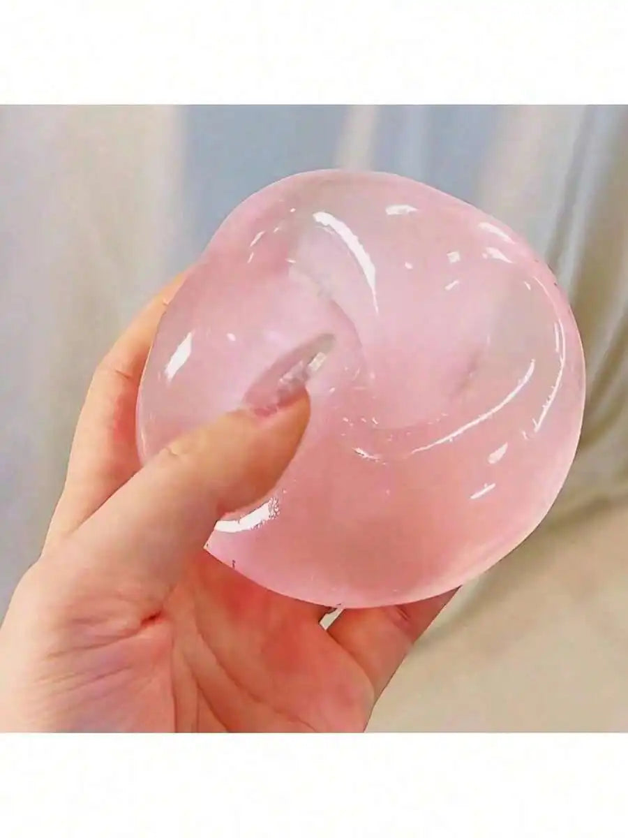 Blue Coconut Oil Moldable Squeeze Ball for Stress Relief