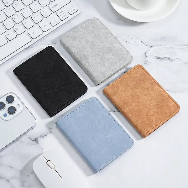 Slim Leather Card Holder Wallet
