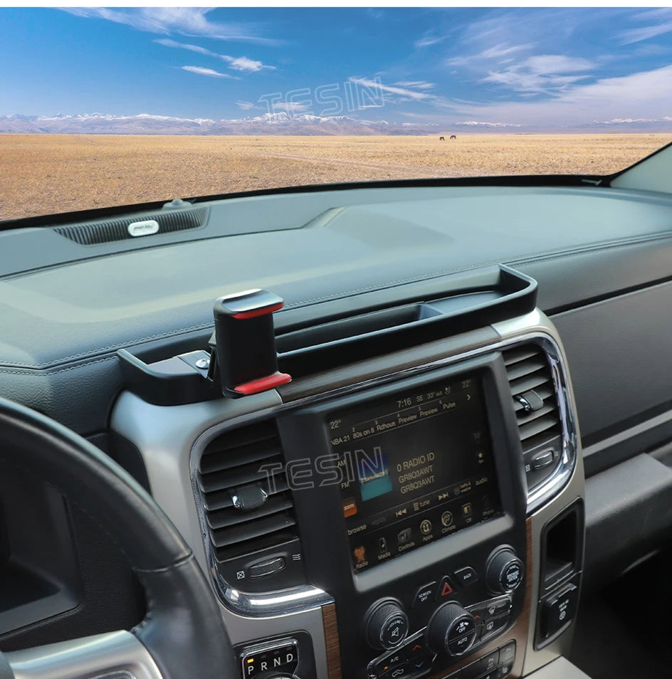 Center Console Organizer with Phone Holder for Dodge RAM 1500 (2012–2017)