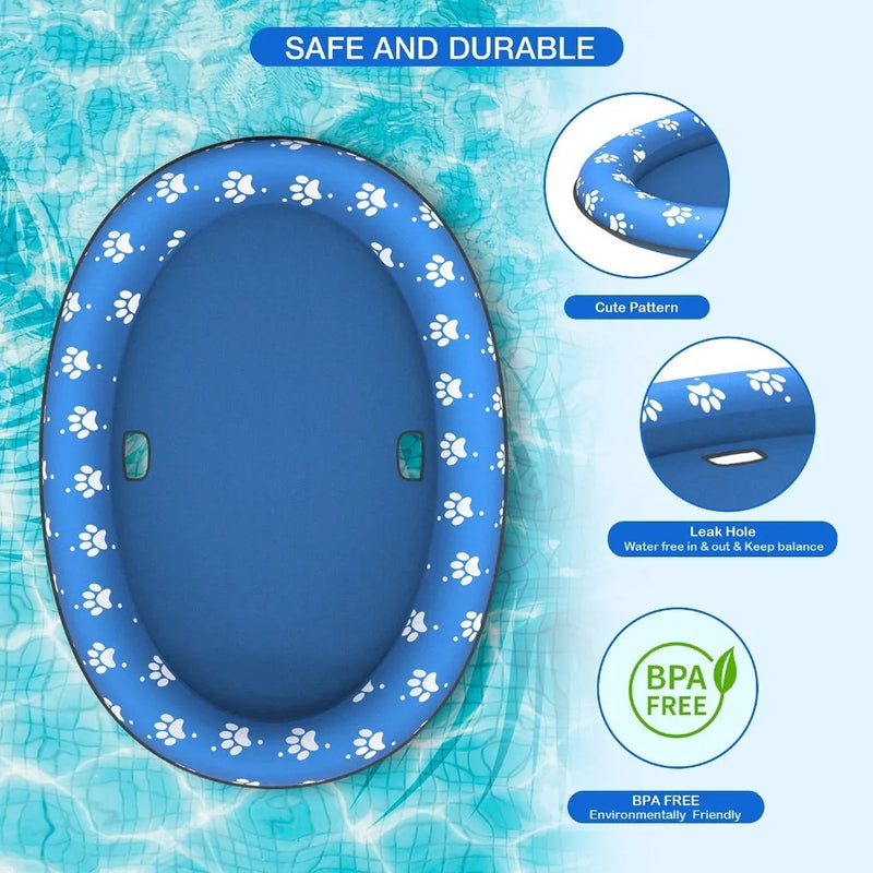 Foldable Inflatable Dog Pool Float