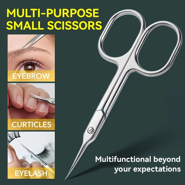 Premium Stainless Steel Cuticle Scissors with Curved Blade