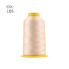 High-Tenacity Polyester Embroidery Thread (120D/2, 40wt) for Home & Industrial Machines