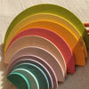 Rainbow Stacking Blocks & Peg Dolls Set – Natural Wooden Toy