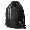 Waterproof Drawstring Gym Bag with Shoe Compartment
