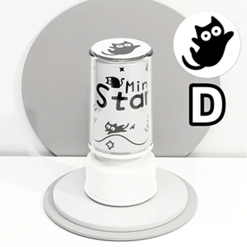 Set de Sellos de Gatitos Negros con 8 Diseños Únicos