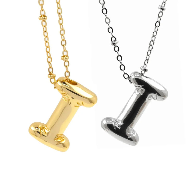 Personalized Initial Letter Pendant Necklace