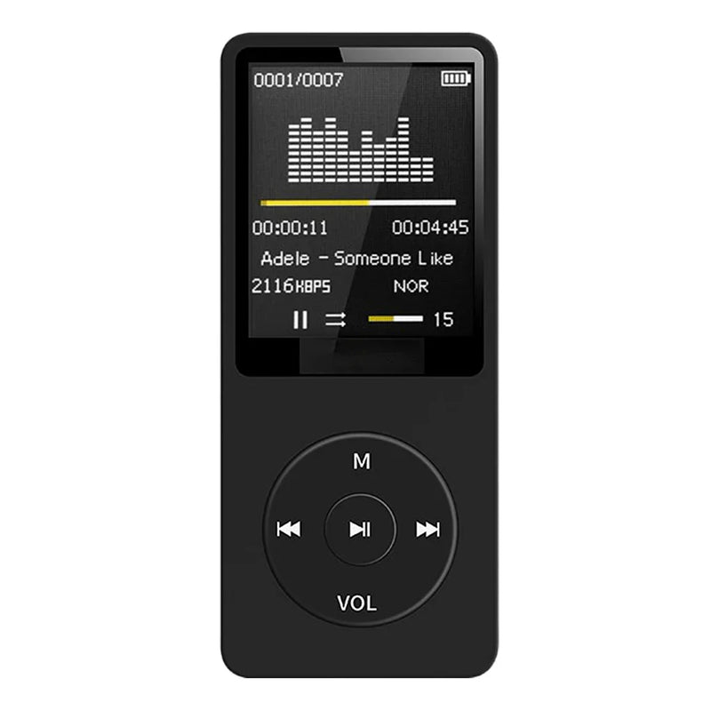 Compact Digital MP3 Player with Lossless Audio & FM Radio