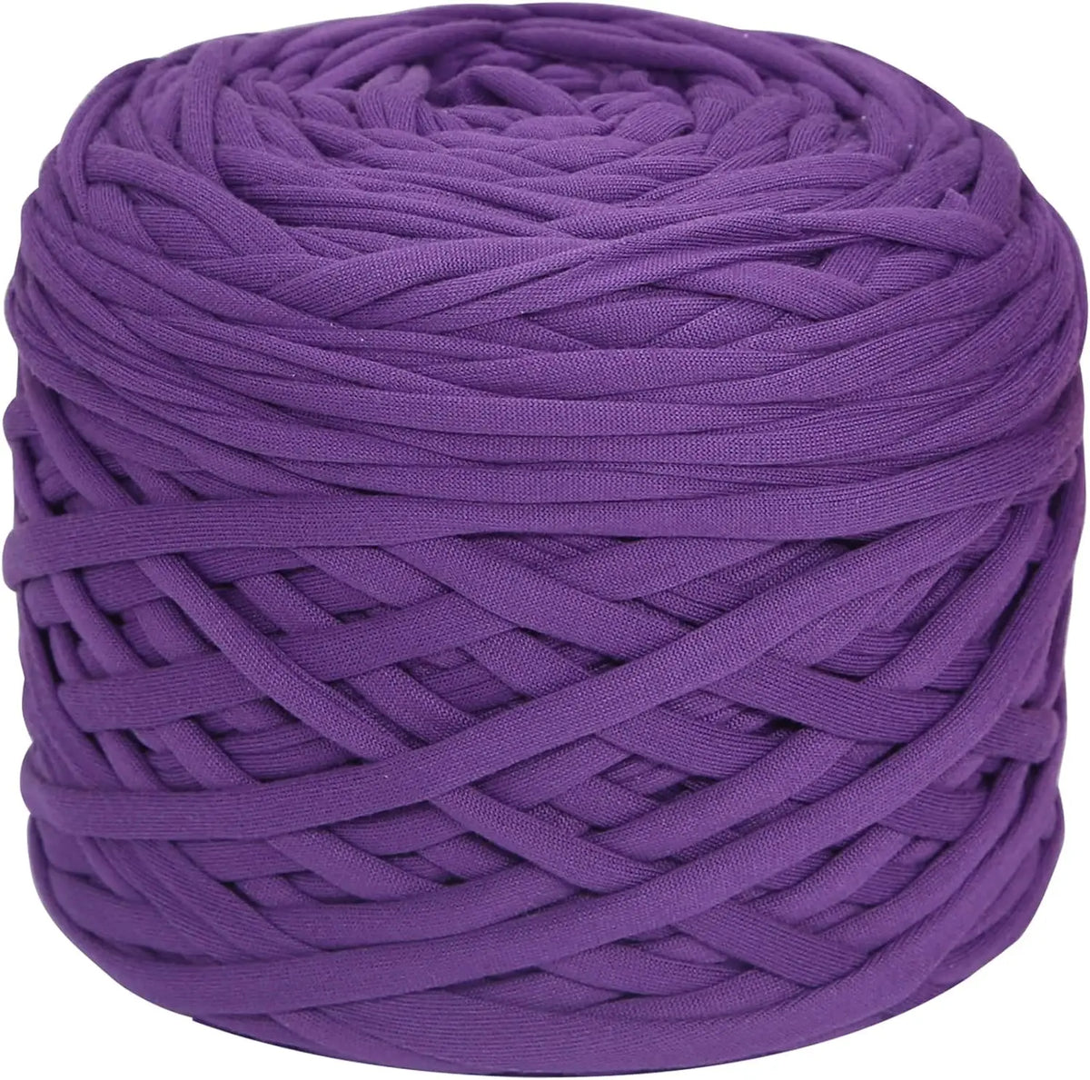 Eine Kugel dicker violetter Polyester-Strang zum DIY-Basteln.