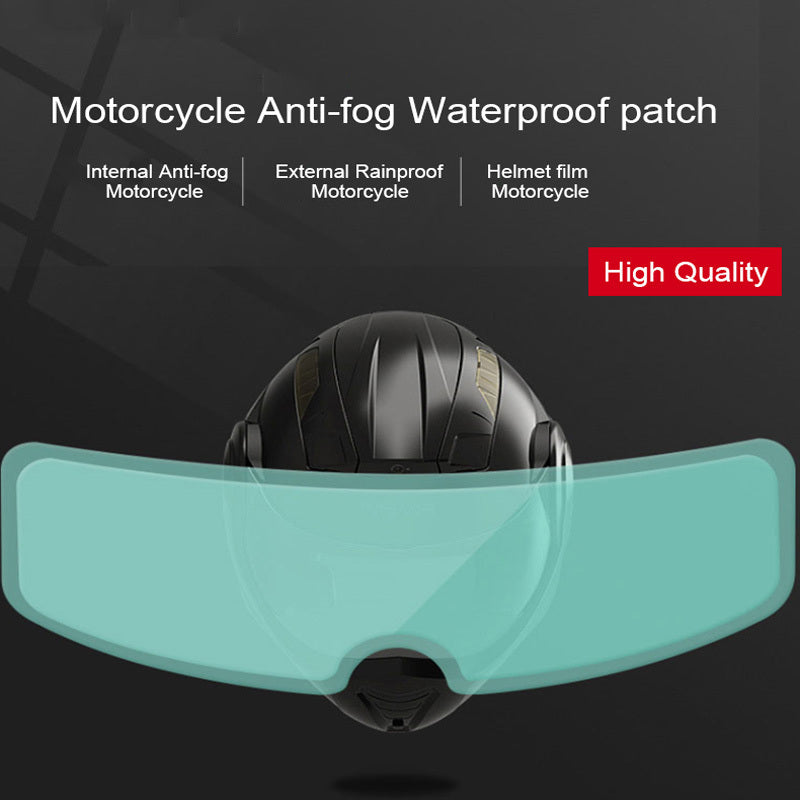 Universal Motorcycle Helmet Visor Rain & Fog Protection Film