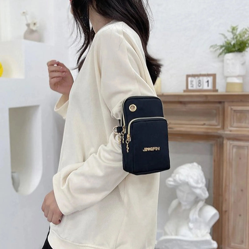 Compact Oxford Crossbody Bag
