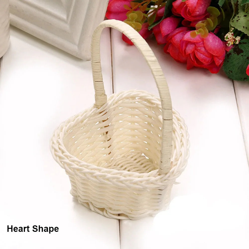Handwoven Rattan Cable Management Box with Lid