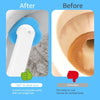 Disposable Toilet Brush Set with Wall-Mounted Holder and Refill Heads