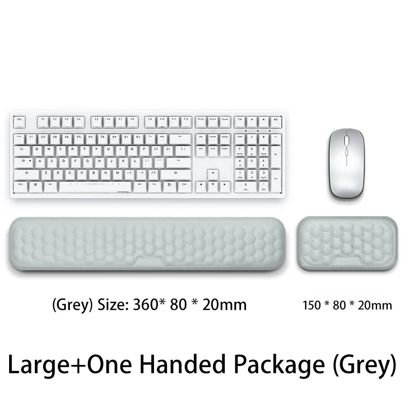 Ergonomic Keyboard & Mouse Pad with Wrist Rest